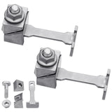 Yaocom 2 Pcs Wedge Battery Clamp Positive and Negative Battery Terminal Clamps Wedge Battery Terminal Clamps