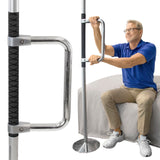 Vive Floor to Ceiling Grab Bar - Stand Assist Aid for Elderly - Shower Safety Bar for Seniors - Stand Assist Transfer Pole - Sho