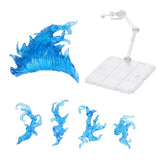 iplusmile Action Figure Stand Set - Flame Effects Model Display Rack for DIY Assembly, Doll Model Support Stand with Sturdy Base