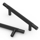 Asidrama 10 Pack 3.75 Inch(96mm) Matte Black Knurled Kitchen Cabinet Handles, Cabinet Pulls Kitchen Cabinet Hardware for Cupboar