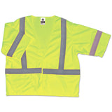 Ergodyne 15022027 Class 3 Economy Vest Lime 2 & 3 XLarge
