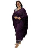 Gosriki Women'S Rayon Blend Anarkali Embroidered Kurta With Pant & Dupatta (Kart Begani-Vks01-Gs_M_Begani_Medium),Begani,,B0DRZQRR1G