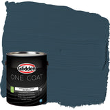 Glidden Interior Paint + Primer: Blue/Sailor's Coat, One Coat, Semi-Gloss, 1-Gallon