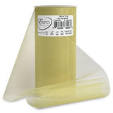 Expo Shiny Tulle Spool of 25Yard, Light Gold