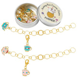 PLIGREAT 12 Pcs Cute Mini Donuts Stitch Markers Knitting Locking Crochet Markers for Grandma Mom DIY Gifts Weaving Quilting Sewi