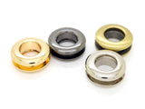 CRAFTMEMORE 5/16 (8mm) Hole Metal Screw Rings Eyelets Grommet Quality Round Polished Purse Replacements Easy Installation Pack
