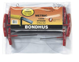 Bondhus 13348 Set of 6 Hex Thandles, sizes 26mm