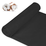 100% Cotton Muslin Fabric, 59 Inch X 1.9 Yards Black Muslin Linen Fabric by The Yard, Premium Medium Weight Draping Fabrics Mate