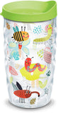 Tervis Cool Bugs Made in USA Double Walled Insulated Tumbler Cup Keeps Drinks Cold & Hot, 10oz Wavy, Classic