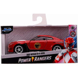 Jada Toys Power Rangers 1:32 Red Ranger 2009 Nissan GTR R35 Ben Sopra Diecast Cars, Toys for Kids and Adults