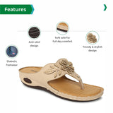 Ortho Joy Doctor Slipper For Women || Orthopedic Fashionable Women Slipper,Beige,7,B0BRSGVV7X