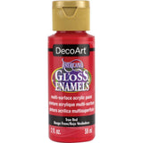 DecoArt Americana Gloss Enamel Paint, 2Ounce, True Red (DAG12930)