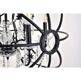 Living District Cordelia 6-Light Transitional Metal Pendant In Black