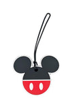 Disney Mickey Mouse White Outline Suitcase Luggage Tag