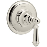 KOHLER K-T72770-4-SN Artifacts Transfer Valve Trim with Lever Handle, Vibrant Polished Nickel