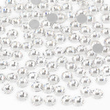 beadsland 288pcs Flat Back Crystal Rhinestones Round Gems for Nail Art and Craft Glue Fix, Crystal (SS30(6.46.6mm))