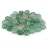Youngbling Large Hole Gemstone Beads for Jewelry Making,Loose Macrame Natural Stone Beads Pack of 15,Green Aventurine(8 * 14mm)
