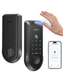 Lockin Veno Smart Lock with Palm Vein, Keyless Entry Smart Locks for Front Door with Doorbell, Fingerprint Lock Built-in WiFi, A