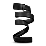 Mission Belt MenS Ratchet Belt Unobtainium Swat Black Buckle / Black Leather Strap, Medium (33 35)