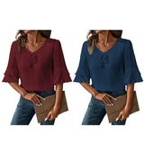 Toplot Fashion Women Tops || Shirt For Woman || Trendy Top For Women || Western Tops For Woman Stylish || Value Pack (Pop-Tshirt-5231-Maroon-Teal-M),Maroon - Teal,,B0FCSD67MT