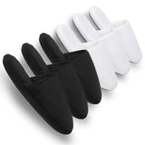Tlizzz7 6-Pair Luxury Spa Slippers - Cotton Memory Foam Non-slip Closed Toe Washable Slippers for Hotel,Guest,Travel,Bride,Women and Men