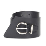 United Colors Of Benetton Women Black Pu Rui Casual Belt M 80Cm