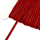 Chenkou Craft 5 Yards 1/8 Velvet Ribbon Red (Red, 1/8(3mm))
