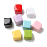 LiQunSweet 15.5MM 20 pcs Mixed Colors Cube Theme Acrylic Beads Lovely Square Loose Spacer Beads for Bracelet Earring Necklace DI