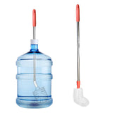 2Pack Bucket Brush, Kettle Brush, Cleaning Extra Long Bottles, Gallon Jug Cleaner, Water Bottle Cleaner, Stainless Steel,Multi