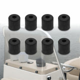 HWIMARINE Boat Windshield Bumpers - 1 Domed Rubber Windscreen Grommets for Boat Marine Fishing Yacht Hardware, 8 Pack