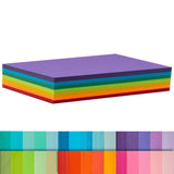 Index Cards 140-Count 5x8 Inch,178GSM Heavyweight Set of 7 Colors Paper Multicolor Study Cards (Rainbow)