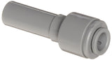 John Guest Acetal Copolymer Tube Fitting, Reducer, 1/4 Tube OD x 3/8 Stem OD (Pack of 10)