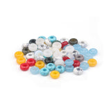 Youngbling Large Hole Gemstone Beads for Jewelry Making,Loose Macrame Natural Stone Beads Pack of 15,Multicolor(5 * 10mm)