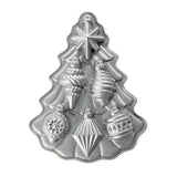 Nordic Ware Vintage Ornament Cakelet Pan, 2 Cup Capacity, Silver