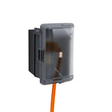 Sigma Engineered Solutions, Clear/Gray Sigma Electric 16801 NonMetallic WhileInUse Kit with GFCI Receptacle