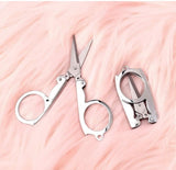 DASNATH_Small Folding Cutting Scissor for Travelling/Pocket Scissor|Mini folding pocket scissors/Student Scissor/Used For Craft