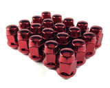 EZAccessory 32 Red Bulge Acorn Lug Nuts 14x1.5 Thread Size 3/4 Hex