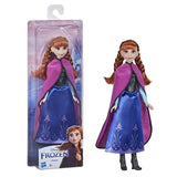 Disney Frozen Shimmer Anna Fashion Doll, Skirt, Shoes, and Long Red Hair, Toy for Kids 3 Years Old and Up