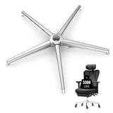 Lipshome Office Chair Base Replacement (3300 lbs) - Heavy Duty Alloy Office Chair Base Replacement, Office Chair Reinforced Meta