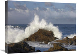 Crashing Waves At Garrapata State Beach, Big Sur, California-Canvas Art-24X18