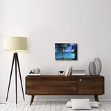 Caribbean Seen Through Trees, Virgin Islands National Park-Canvas Art-24X18