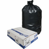 Genuine Joe 01535 HeavyDuty Trash Bags, 1.5 Mil, 5560 Gallon, 50/CT, Black