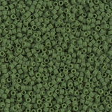 Miyuki Delica Seed Beads 11/0 OPAQUE MATTE AVOCADO GREEN 915309
