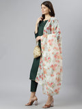 Anni Designer Women'S Polycotton Straight Kurta With Pant & Dupatta (Amrik Dark Green_Xl_New01_Green_X-Large),Green,XL,Polycotton,Straight,Pants, Dupatta