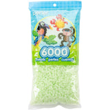 Perler Beads Fuse Beads for Crafts, 6000pcs, Glow in the Dark green