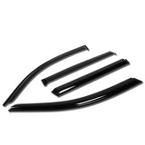 Auto Dynasty 4Pcs Tape-On Window Visor Compatible With 2011 2012 2013 2014 2015 2016 2017 Bmw X3 2011-2017 Deflector Rain Guard Acrylic Black -Like New