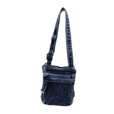Zoomella Denim Phone Purse Comfortable Zipper Handbag For Women Men Camping Traveling