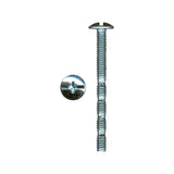 100 Pack of Rok Hardware #8 x 13/4 Slotted Machine Thread Phillips Break Away Long Truss Head Screws