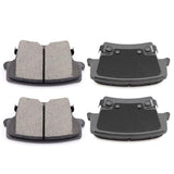 ECCPP D1057-7964 Rear Ceramic Disc Brake Pad Set Fit For Chrysler 300 2005-2019,For Dodge Challenger 2009-2019,For Dodge Charger
