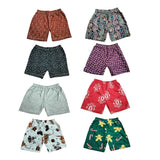 New Concept Premium Printed Shorts For Kids Combo Pack Of 4 | Boys And Girls Cotton Shorts (In, Alpha, Xs, Regular, Multicolor A